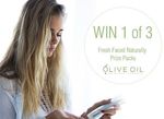 Win 1 of 3 Natural Beauty Packs Worth over $170 Each from The Olive Oil Skincare Company & Natural Health Magazine