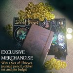 Win 1 of 2 Sea of Thieves Journal, Pencil, Sticker Set and Pin Badge Sets from Rare 