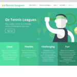 [VIC, QLD, ACT, SYD, WA] Oz Tennis Leagues Autumn Season 2018 for $25 (Early Bird Promotion: $5 off)