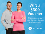 Win a USD$300 Online Gift Voucher from Solbari