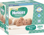 Huggies Baby Wipes 384 Pack - Fragrance Free $13 @ BIG W