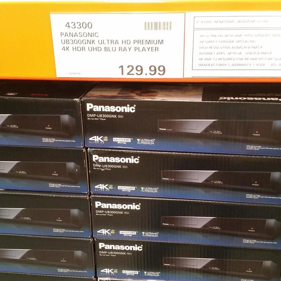 Panasonic Ub300 4k Blu Ray Player 129 99 Costco Membership Required Ozbargain