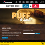 Traditional Pizzas $7.95 (Pickup) @ Domino's (Select Stores Only)