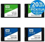 Western Digital Blue 3D SSD 250GB $68, Green 120GB $36 Plus Shipping $14.95 @ Tech Mall eBay 