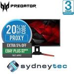 Acer Predator 32" 4K UHD G-Sync IPS Gaming Monitor $959.25 [eBay Plus] @ Sydneytec eBay