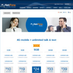 MyNetFone $10/Month Calls & Text 1GB Data on Telstra Network
