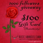Win a $100 Gift Card for Rustic Farmhouse Charm Online Store from Rustic Farmhouse Charm on Instagram