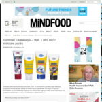 Win 1 of 5 DU’IT Skincare Packs Worth $55.75 from MiNDFOOD