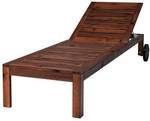 ÄPPLARÖ Sun Lounger, Brown Stained Brown $79 (Usually $149) @ IKEA (Free Family Membership Required)