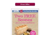2 FREE Scones When You Purchase Chia Block Loaf @ Bakers Delight, Using Voucher