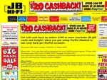 $20 Cashback on Orders over $100 Using PayPal @ JB (Online Only) [Expired]
