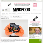 Win 1 of 5 hampers from The Chai Room Worth $65 from MiNDFOOD