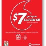 $7 SIM with 11GB for 7 Days, Vodafone Prepaid @ 7-Eleven