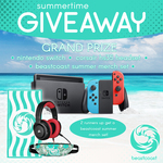 Win a Nintendo Switch + Corsair Gaming Headset + Merch Set or 1 of 2 Merch Sets from Beastcoast