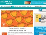 The Age Good Cafe Guide 2011 $5  with the Saturday Age (VIC)