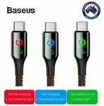 Baseus QC3 USB-C Charging Cable - 2 for $12 + Del ($0 w/eBay Plus) @ Apus Express eBay