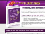 Think & Grow Rich - Free Book - $1 Postage & Handling