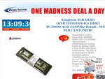 Kingston 4GB DDR3 (KVR1333D3N9/4G) DDR3 PC10600-4GB 1333Mhz Retail  $24