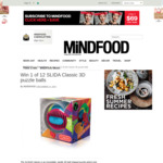 Win 1 of 12 SLIDA Classic 3D Puzzle Balls Worth $14.95 from MiNDFOOD