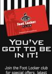 Foot Locker 20% off Card First Purchase, Then 10% OFF Everything