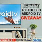 Win a SONIQ 43" Full HD Android TV Worth $599 from SONIQ