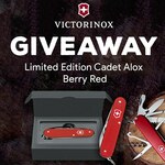 Win a Victorinox Limited Edition Cadet Alox Berry Red from Mega Boutique