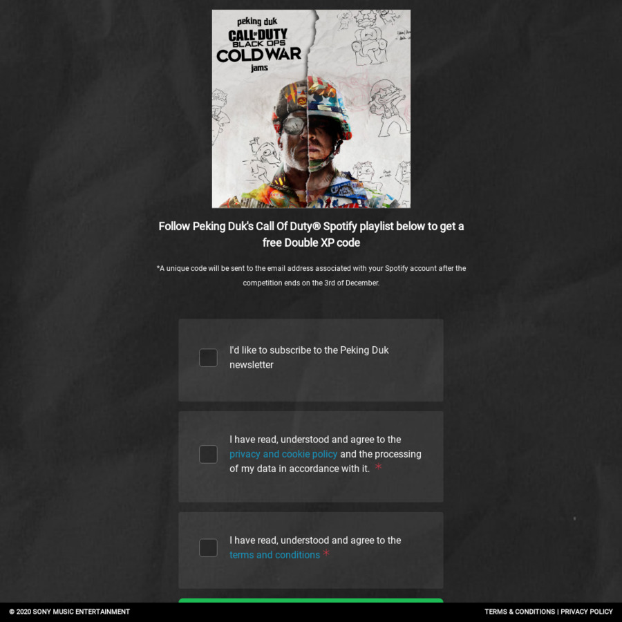 Win Call of Duty Double XP Codes from Peking Duk OzBargain Competitions