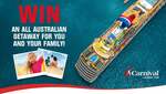 Win 1 of 2 Carnival Cruises for 4 Worth Up to $5,796 from Network Ten