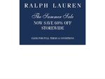 Ralph Lauren Summer Sale 60% off Storewide