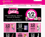 1/2 Price Selected Make-Up (Incl Most Brands) Skin Care Hair Care, Free Beauty Box with $50 Member Spend In-Store @ Priceline