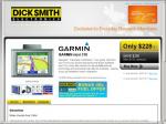 GARMIN nüvi 310 GPS for only $228 (after $100 cashback) + voucher for 40c off fuel @ DickSmith