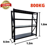 [QLD] 5% off Heavy Duty Metal Storage Shelving Black from $90 Pickup or Delivery Available @ Apple Shelving