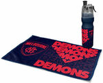 [VIC] Melbourne Demons 2019 Water Bottle and Gym Towel Pack $5 + Delivery ($0 C&C) @ rebel