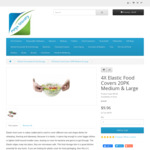 4x Elastic Food Covers 20 Pack Medium & Large (80pcs) $9.95 + $9.99 Shipping @ Mega Grocery