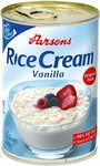 [Back Order] Parsons Vanilla Rice Cream, 430g $2.75 each (Min Order 3) + Delivery ($0 with Prime/ $39 Spend) @ Amazon AU