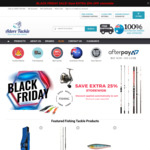 Extra 25% off All Fishing Gear Store Wide (Minimum Order $39) & Free Delivery @ Adore Tackle