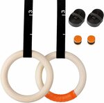 YESDEX Wooden Gymnastic Rings 28mm for Sports $21.49 + Post ($0 Prime/ $39 Spend) @ Yesdex Amazon AU