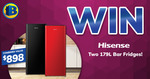 Win 2x Hisense Bar Fridges from Bi-Rite Home Appliances