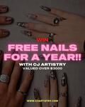 Win a Year of Free Nails from CJ Artistry