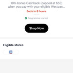 The Good Guys: Upsized 4% Standard Cashback (No Cap) + 10% Bonus Cashback ($50 Cap) via Westpac Lounge @ Shopback (Exclusions)
