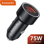 Toocki TQ-CC08 45W USB-C PD & 30W USB Car Charger US$6.12 (~A$8.91) Delivered @ Factory Direct Collected Store AliExpress