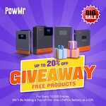 Win a Solar Inverter or 1 of 5 Solar Controllers from PowMr