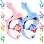 Splaks Kids Snorkel Mask Full Face $15.20, Kid-Pink & Blue $10.80 + Delivery ($0 with Prime/$39 Spend) @ SP AU Direct via Amazon