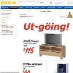 IKEA Springvale, Vic Taljare Curtain Rod Set 140cm $1.99