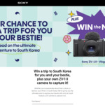 Win a Trip for 2 to South Korea from Sony