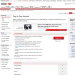 HSBC "Day to Day Account", Get $100 for Depositing $5K/Month for 5 Months