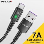 USLION USB-A to USB-C Cable 1m US$1.18 (~A$1.76), 2m US$1.40 (~A$2.09) Delivered @ USLION Official Store AliExpress