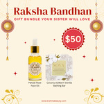 Raksha Bandhan Gift Bundle: Face Oil + Bathing Bar $50, 5% off First Order, $11 Delivery ($0 with $100 Order) @ Brahma Beauty