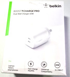 Belkin BOOST 65W Dual USB-C GaN Charger with PPS $53.99 (Was $59.95) + Delivery ($0 for eBay Plus) @ Gamersworldunited via eBay