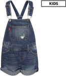 Levi's Girls' Denim Shortall - Vintage Waters $19 + Delivery ($0 with OnePass) @ Catch